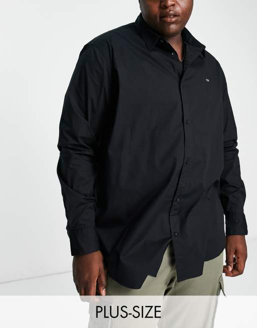 Calvin klein big and tall dress shirts best sale