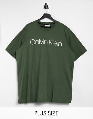 Calvin Klein - Big \u0026 Tall - T-shirt met 