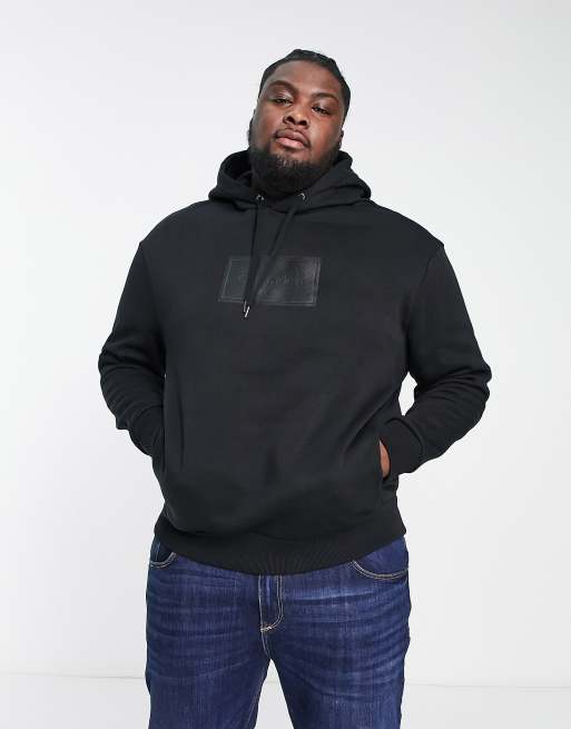 Big and cheap tall black hoodie