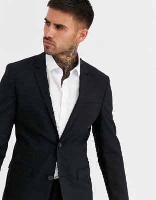 black calvin klein suits