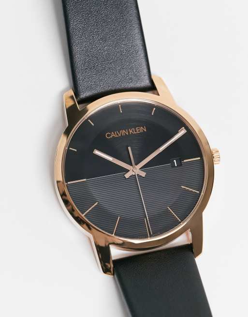 Calvin klein reloj discount negro