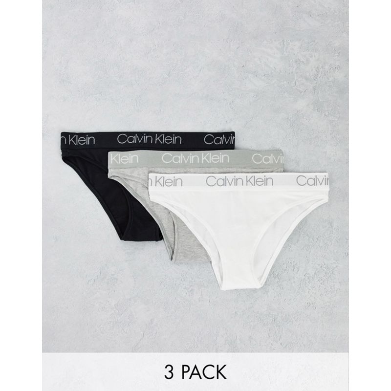 0TSxK  Calvin Klein - Body - Confezione da 3 tanga sgambati in cotone