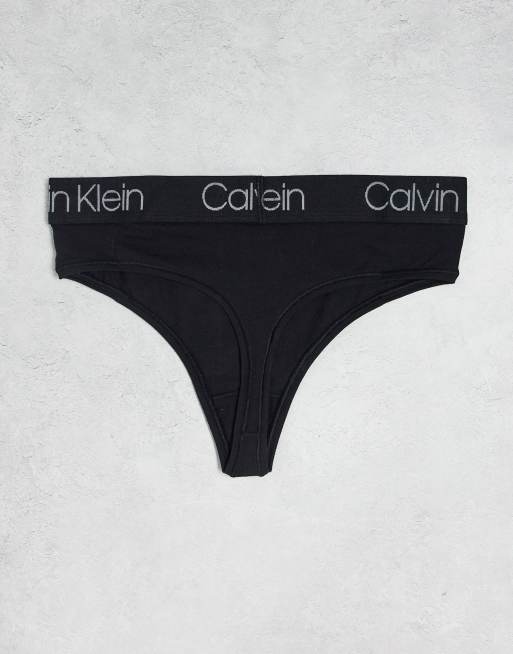 Calvin Klein High-Waisted Thong 3-Pack