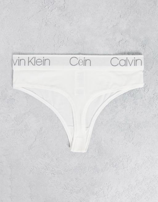 Calvin Klein Body Cotton - Confezione da 3 perizomi a vita alta, 2 di 4
