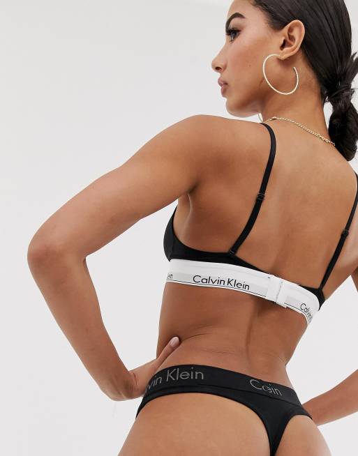 Calvin Klein Body thong in black ASOS