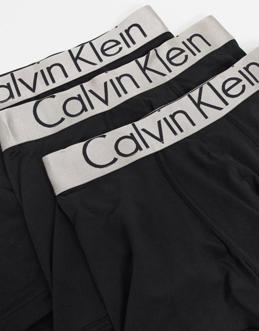 Calvin Klein 3 Pack Boxer Shorts Woven Boxers - BodywearStore