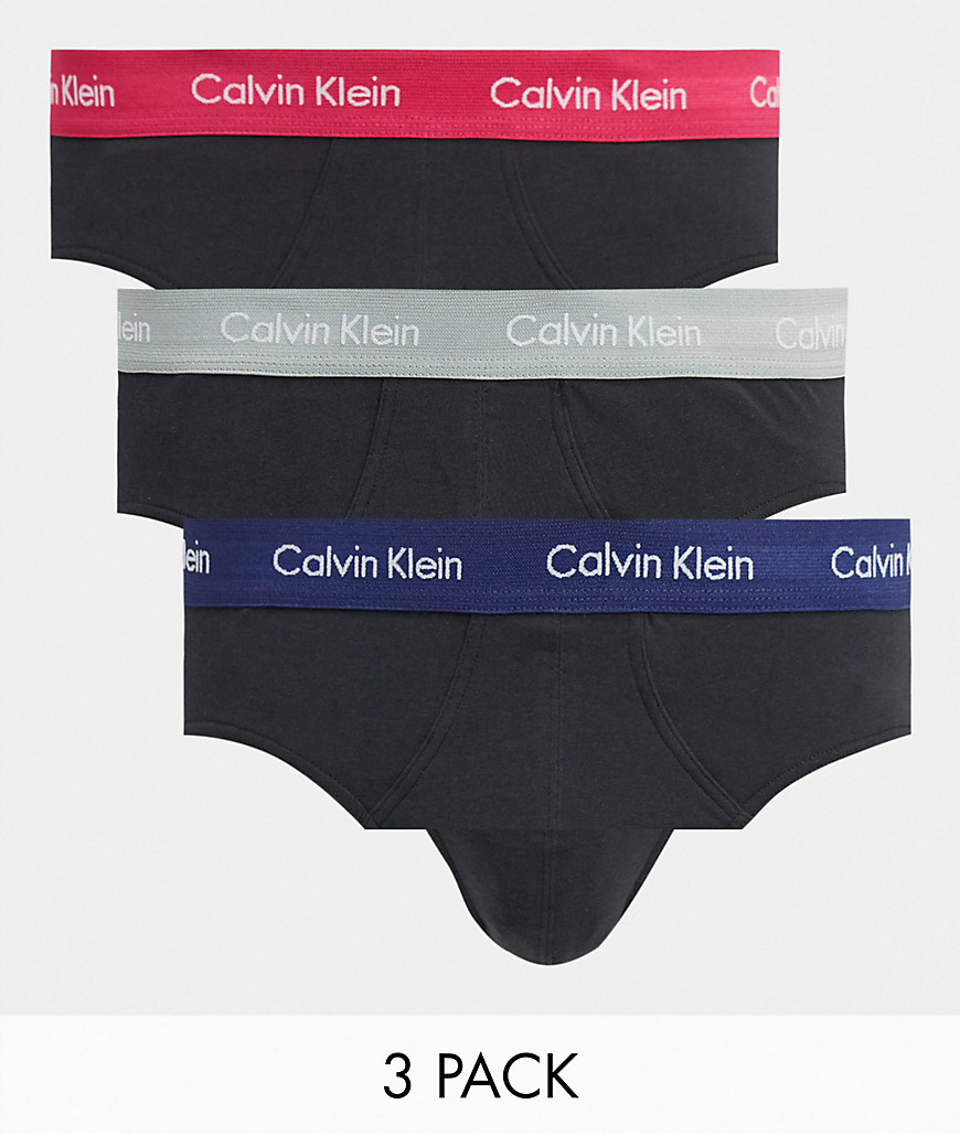 Calvin Klein Bodywear 3 pack briefs in black