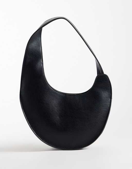 Calvin Klein - bolso de hombro asimétrico con hebilla en negro, 3 de 4