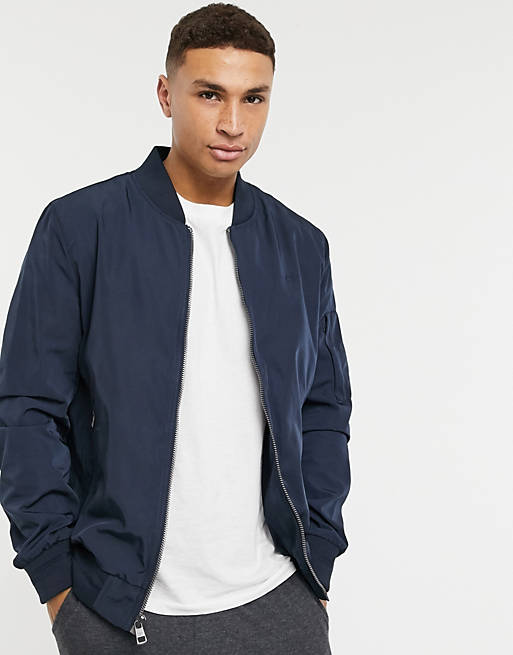 Calvin Klein bomber jacket in blue