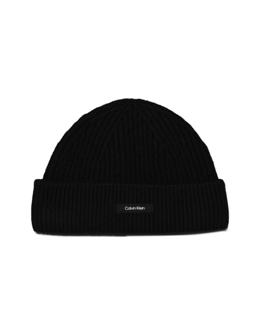 Calvin Klein - Bonnet d'hiver en laine mélangée