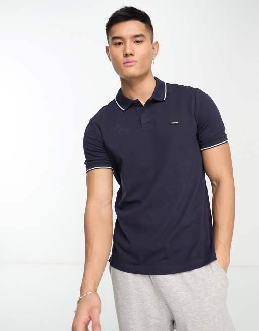 Calvin klein slim hot sale fit polo shirt