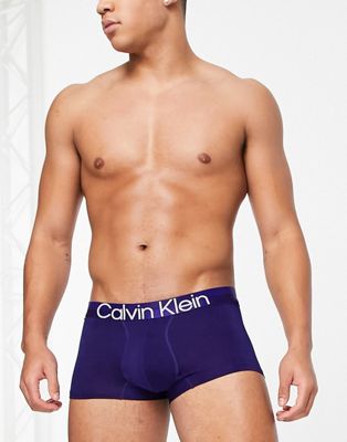 Marques de designers Calvin Klein - Boxer taille basse - Bleu marine