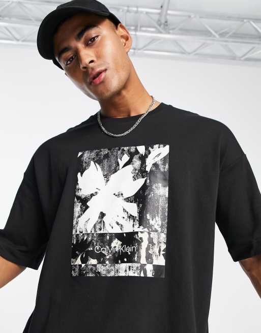 Calvin klein deals t shirt print