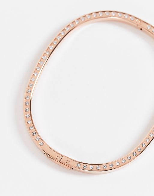 Calvin Klein bracelet with crystal embellishment in rose gold