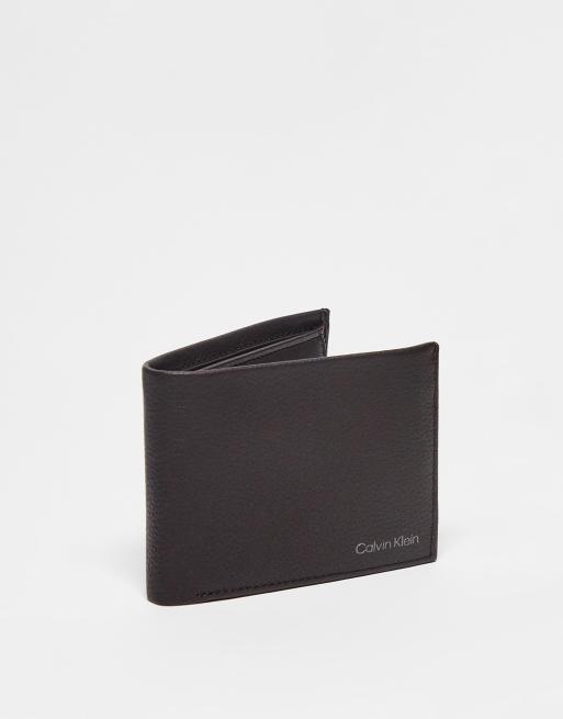 Calvin Klein – Brieftasche in Dunkelbraun