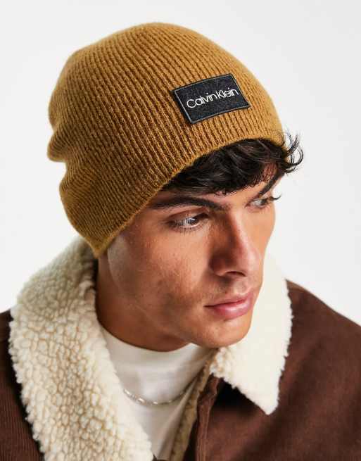 Calvin Klein - Brun hue i uld