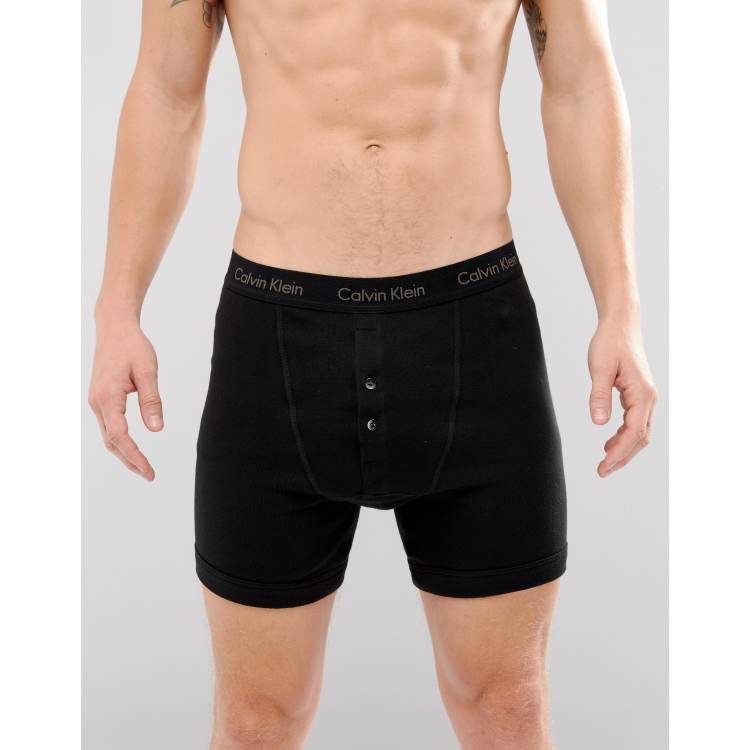 Calvin klein 2 button deals fly boxer briefs