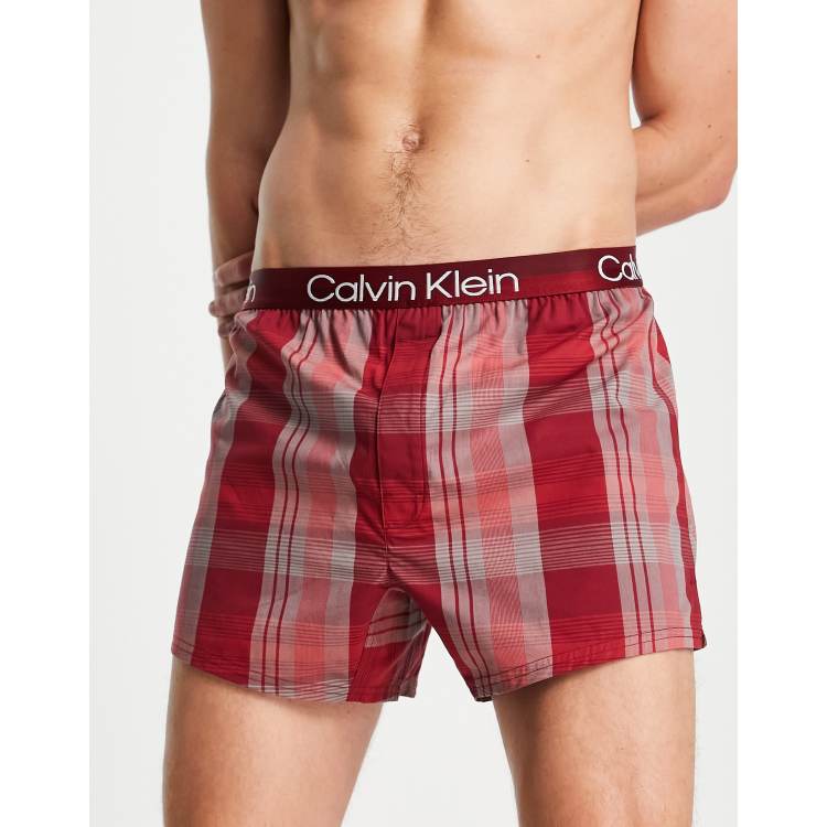 Caleçon calvin klein discount rouge