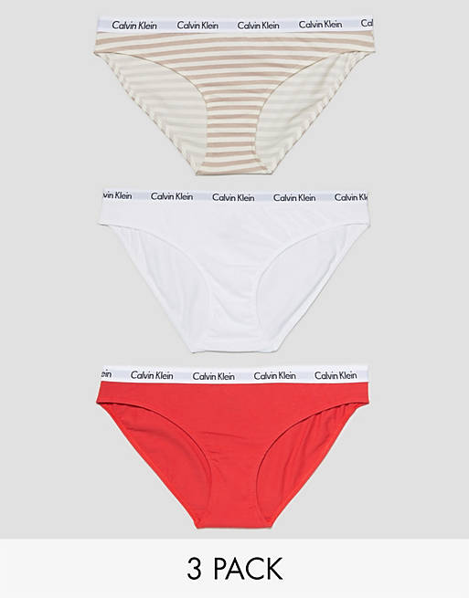 Calvin Klein Carousel 3 Pack Bikini Brief | ASOS