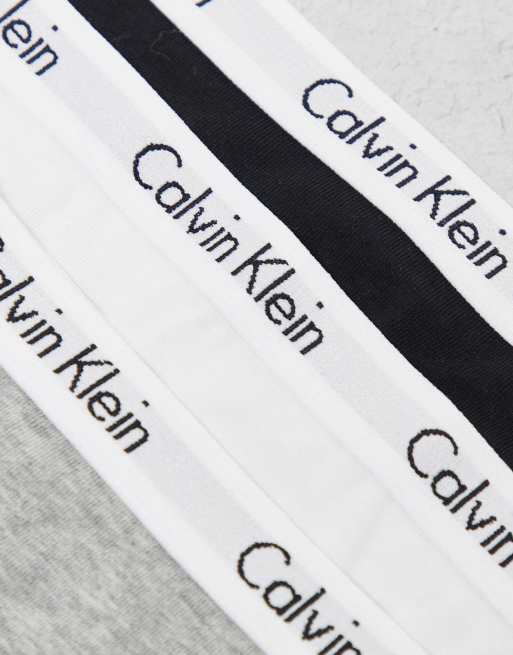 Calvin Klein - Carousel - Set van 3 onderbroeken met logo op de tailleband in multi, 3 van 4