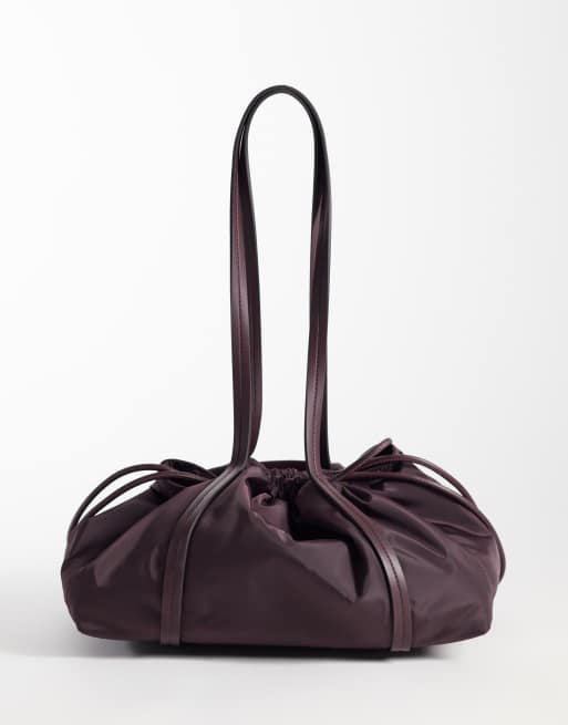 Calvin Klein - Cartella marrone con coulisse, 4 di 4
