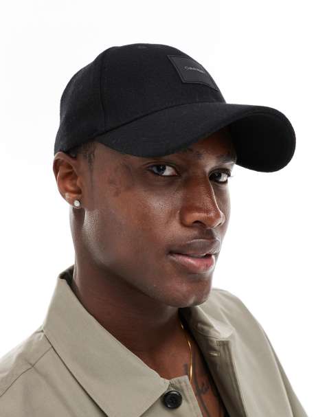 Calvin Klein - Casquette avec écusson à logo - Noir - view 1
