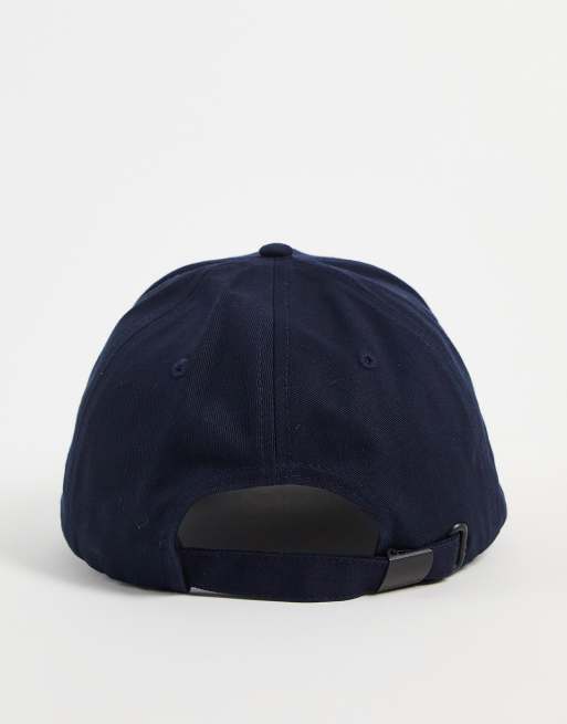 Calvin Klein - Casquette de baseball en coton avec logo au centre - Bleu marine - NAVY, 4 de 4