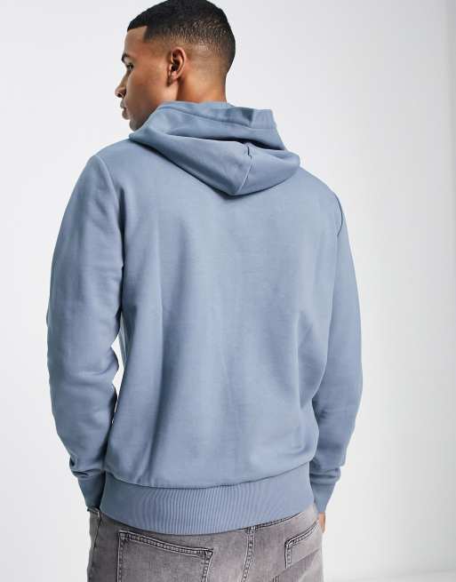 Calvin Klein centre logo hoodie in grey