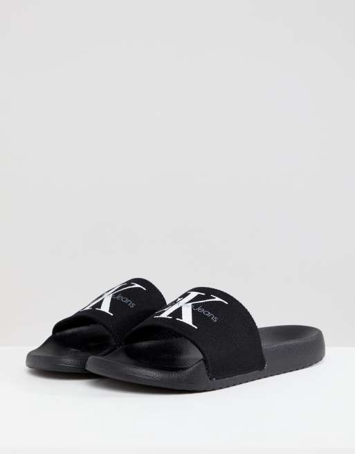 Calvin klein best sale chantal sliders