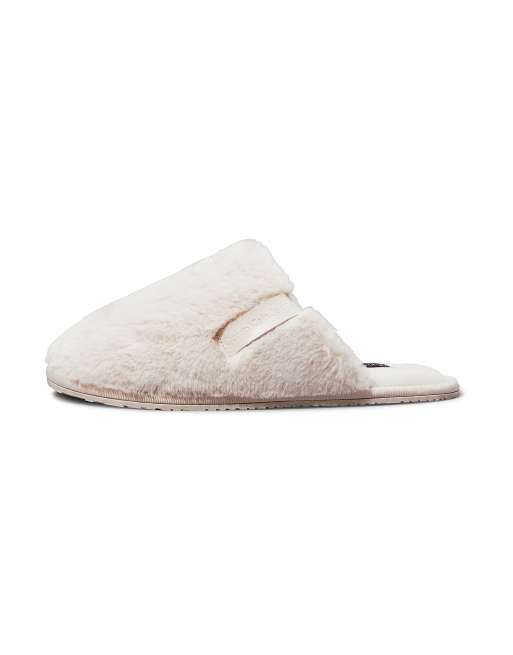 Calvin Klein - Chaussons d'hiver en fausse fourrure - Triple coquille d'œuf