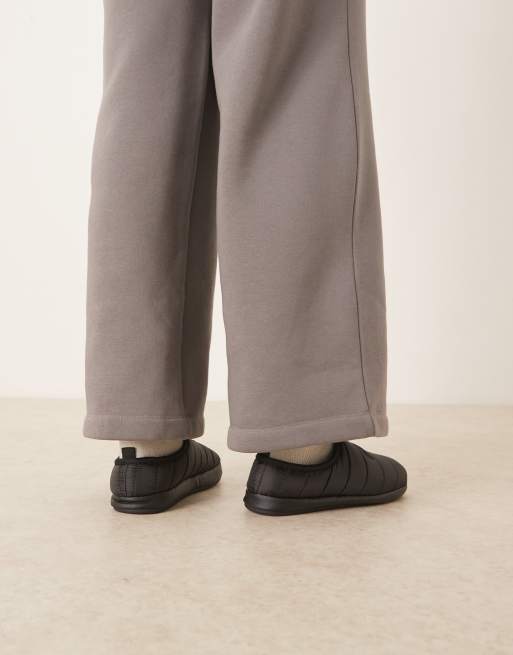 Calvin Klein - Chaussons rembourrés en tissu ripstop - Noir, 4 de 4