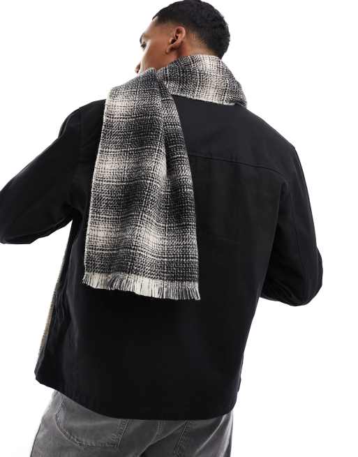 Calvin klein check scarf sale