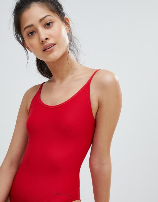 Calvin klein cheeky store scooped swimsuit