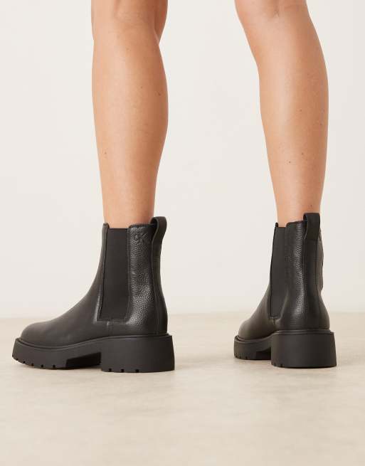 Calvin Klein – Chelsea-Ankle-Boots in Schwarz mit dicker Sohle, 2 von 4