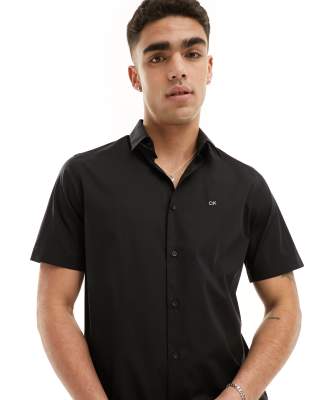 Chemise noir en popeline pour femme - Tunisie