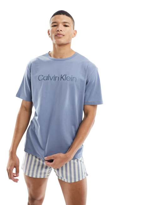 Calvin Klein hero logo comfort hoodie in navy