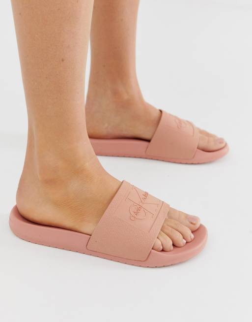 Pink on sale ck sliders