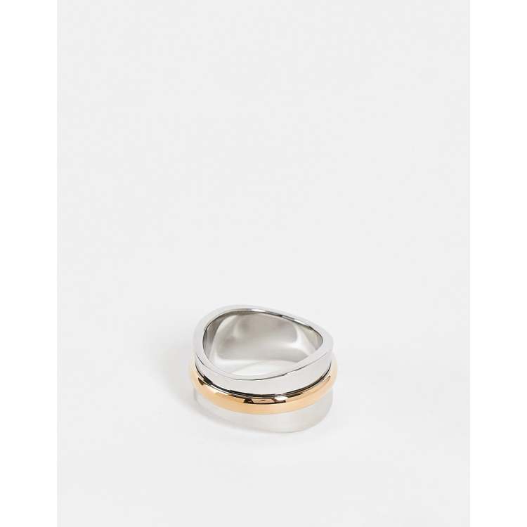 Calvin klein outlet silver ring