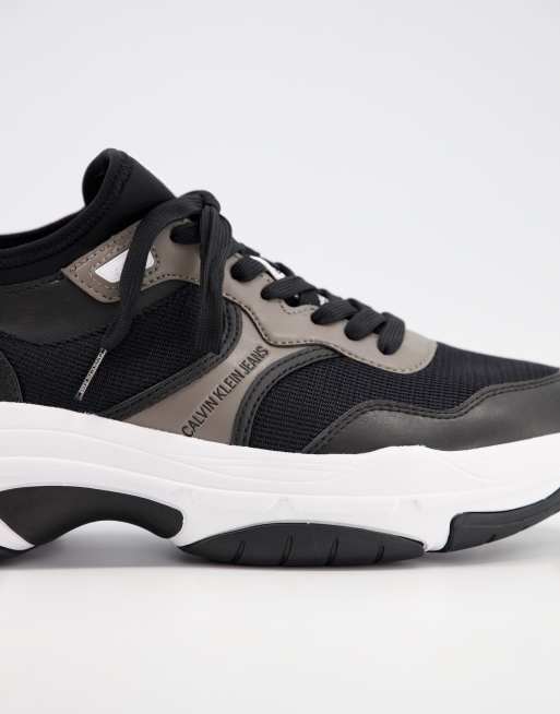 Calvin klein chunky sneakers sales black