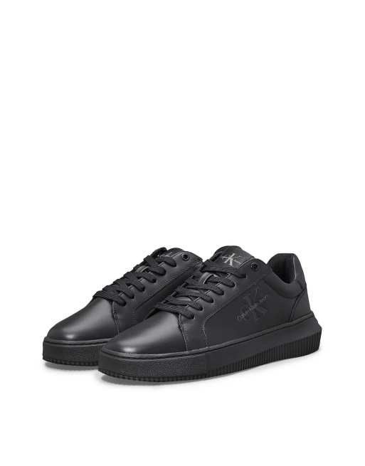 Calvin Klein chunky trainers in black and white