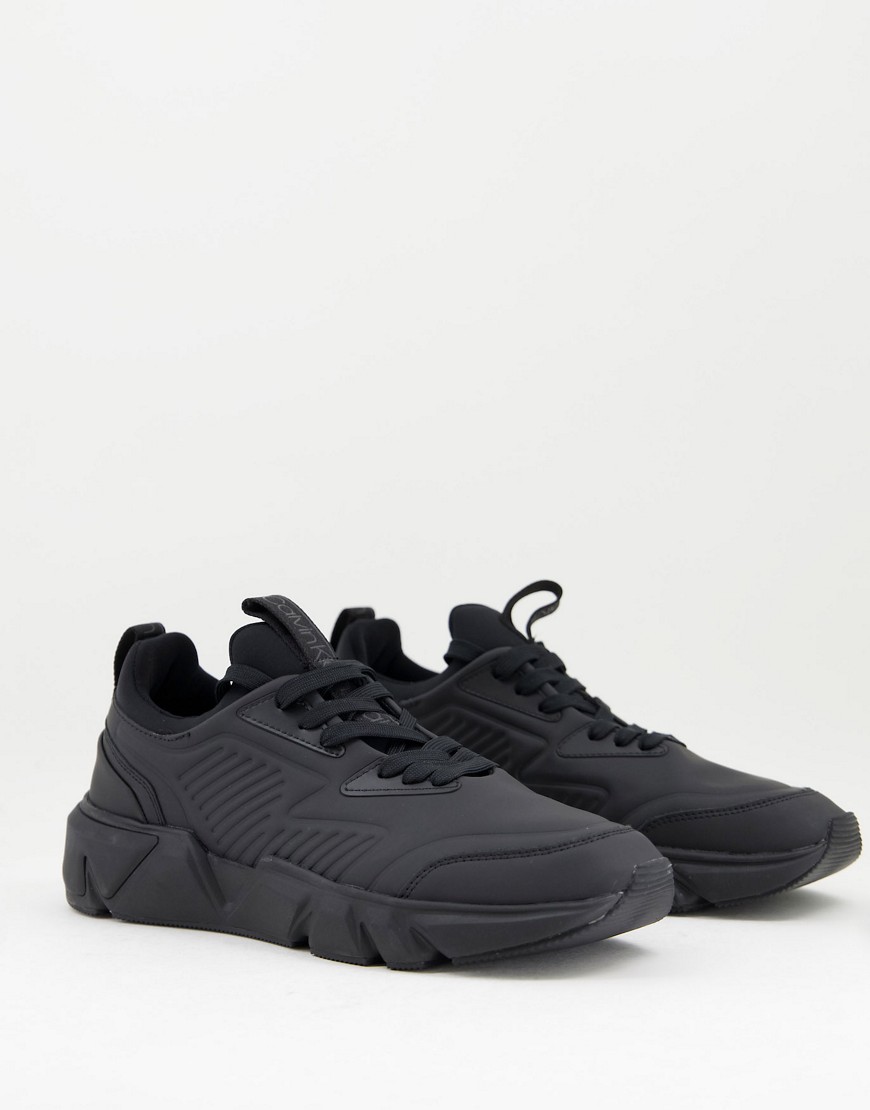 Calvin Klein chunky trainers in black