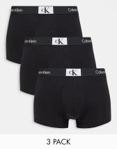Calvin Klein CK 96 3 pack cotton trunks in multi | ASOS