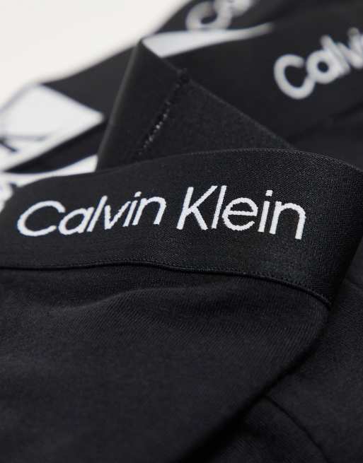 Calvin Klein CK 96 3 pack cotton trunks in black, 3 of 4