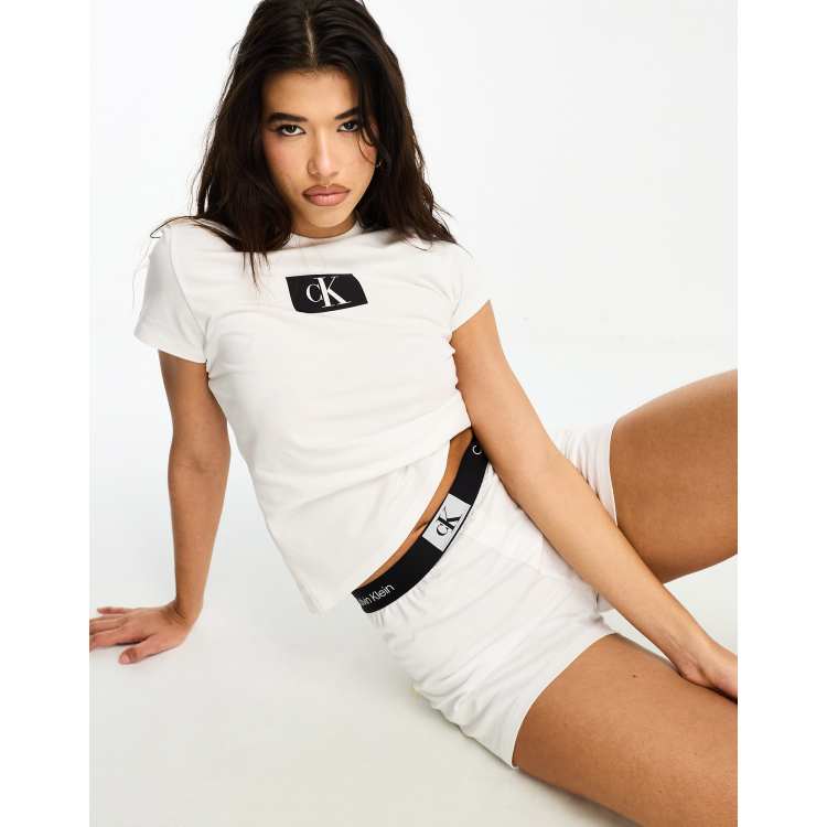 Calvin klein top hot sale and shorts