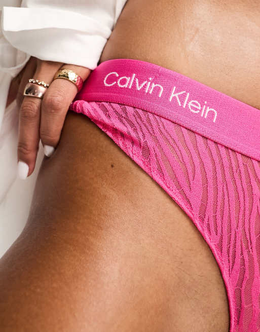 Panties Calvin Klein Thong String Pink