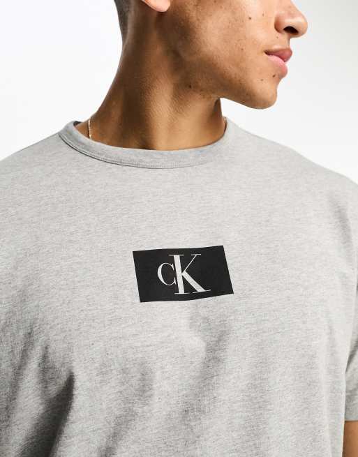 Grey calvin shop klein t shirt