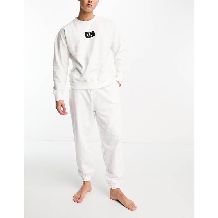 Calvin klein hot sale white tracksuit