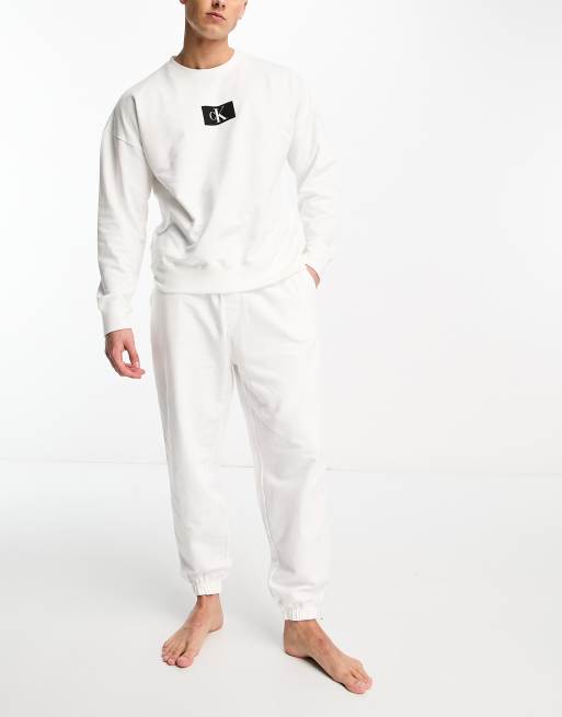 White calvin hot sale klein sweatpants