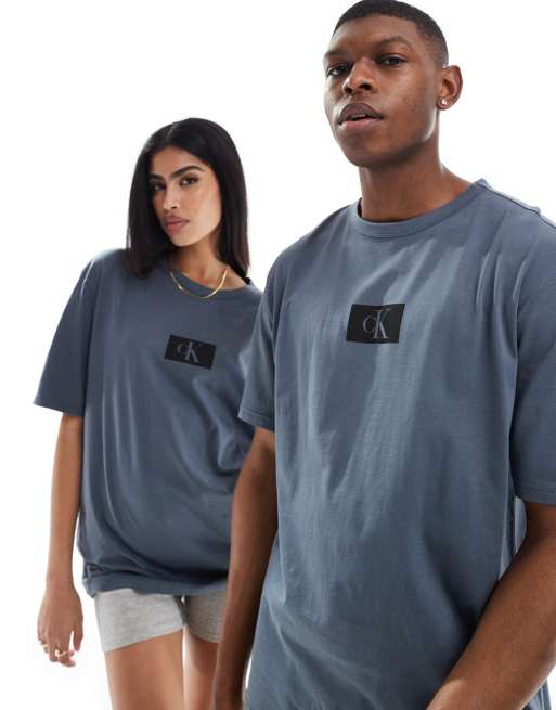  Calvin Klein CK 96 t shirt in charcoal grey