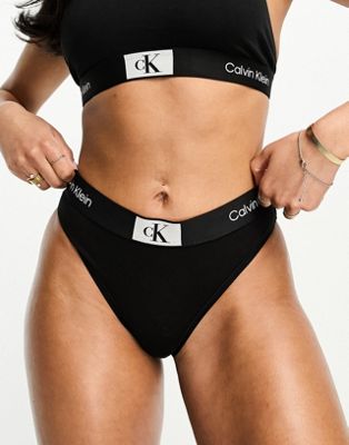 Calvin Klein CK 96 thong in black